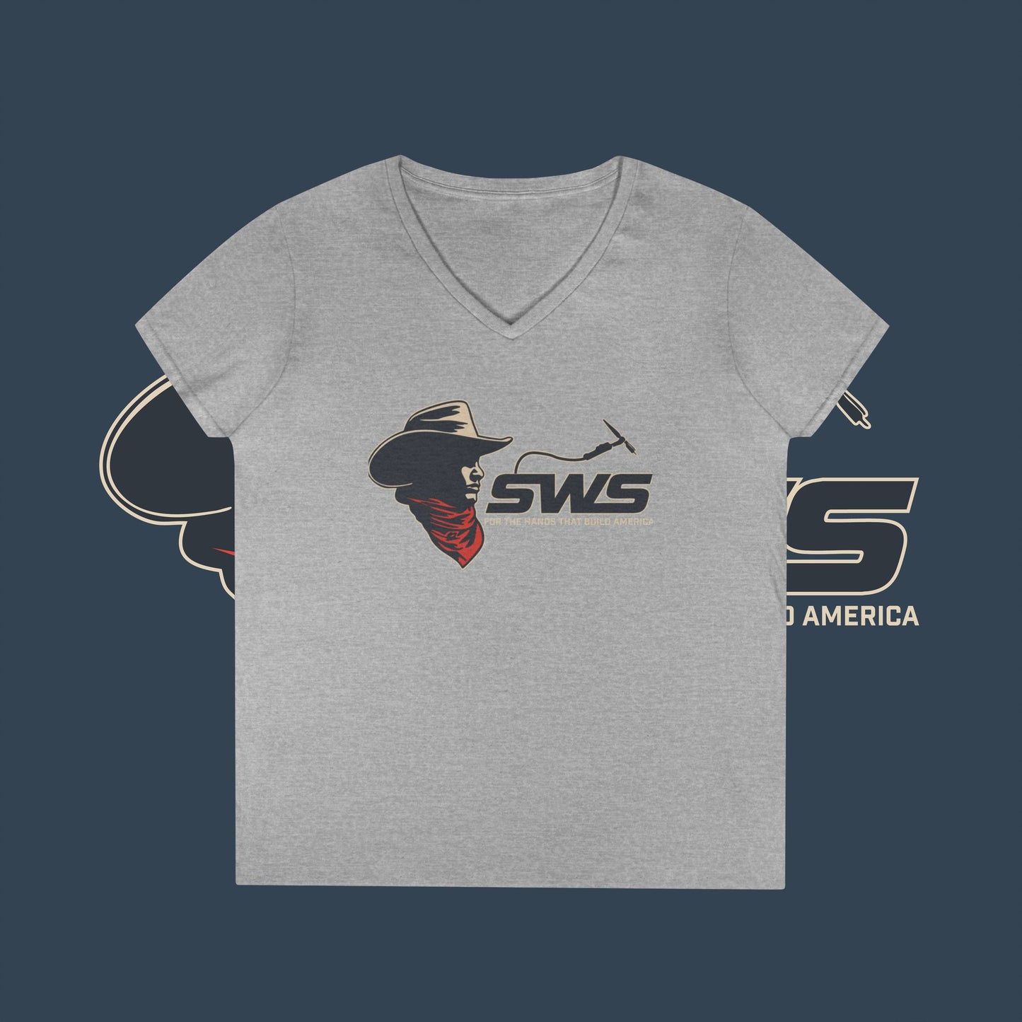 The Southern Style Ladies "Outlaw"' V-Neck T-Shirt