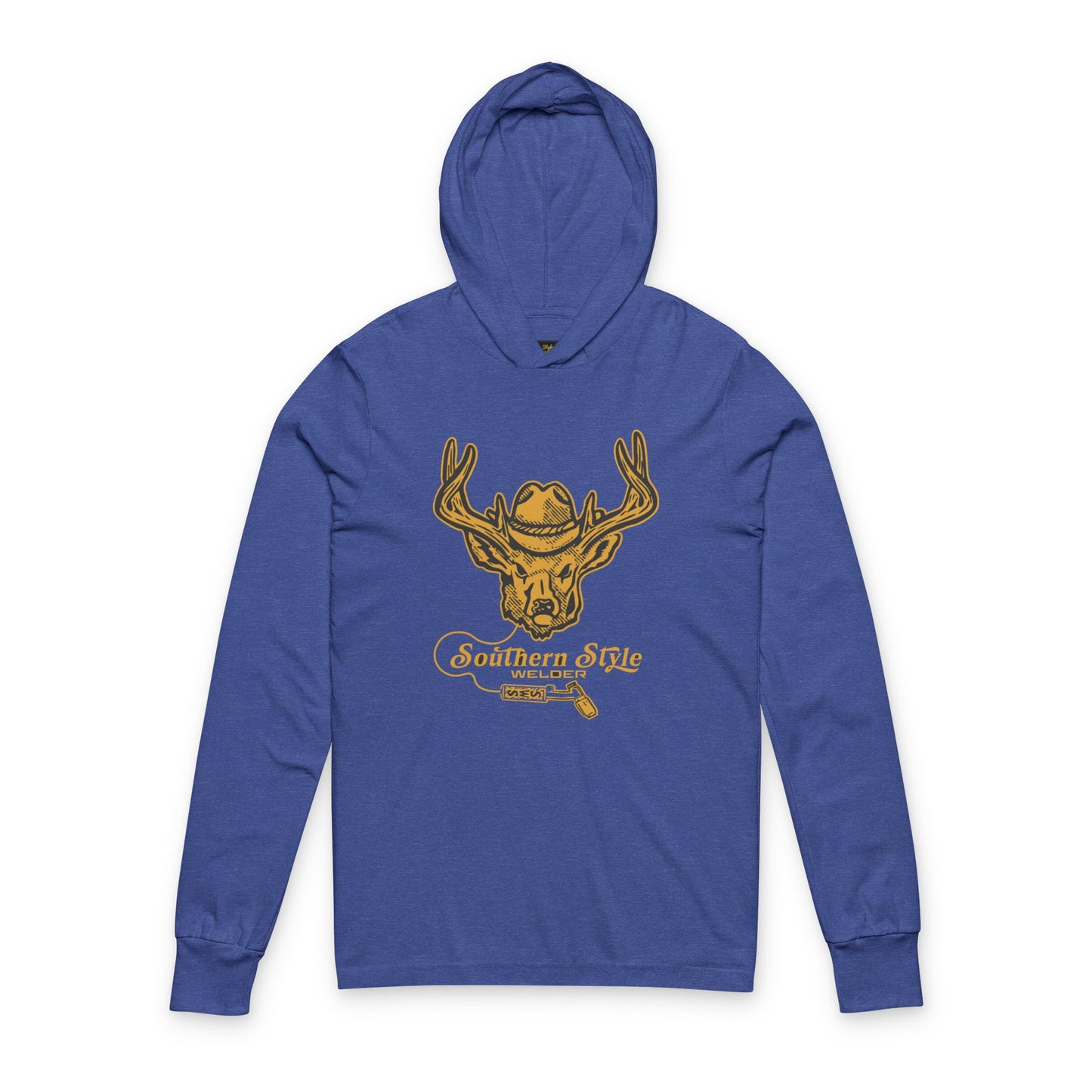 Southern Style "Buck" Hooded Long Sleeve Tee