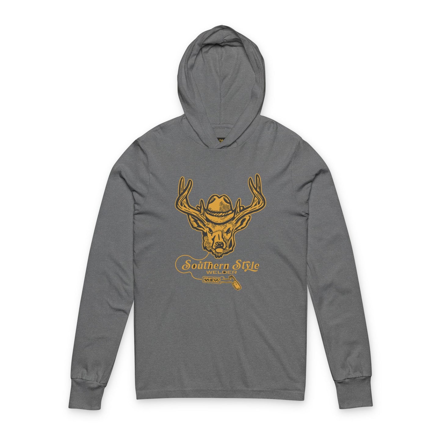 Southern Style "Buck" Hooded Long Sleeve Tee
